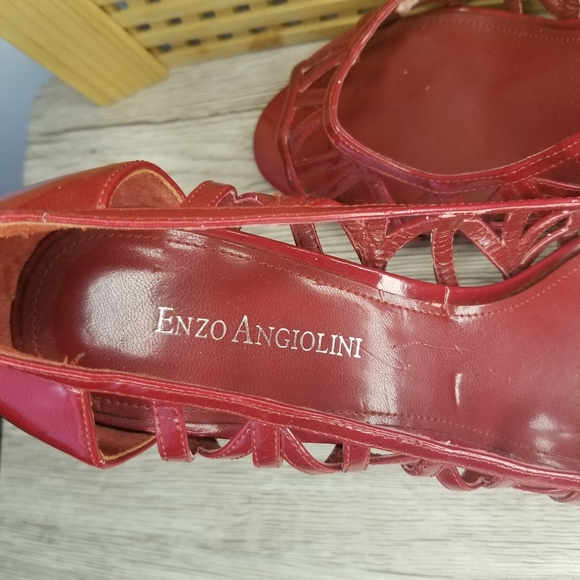 Enzo Angioloni red heels Size 9 - Picture 3 of 14
